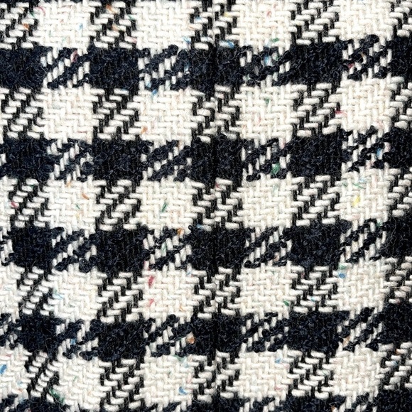 Talbots Blazer Wool Blend Navy Black Ivory Checkers Rainbow Confetti 16 Petite - Picture 13 of 13